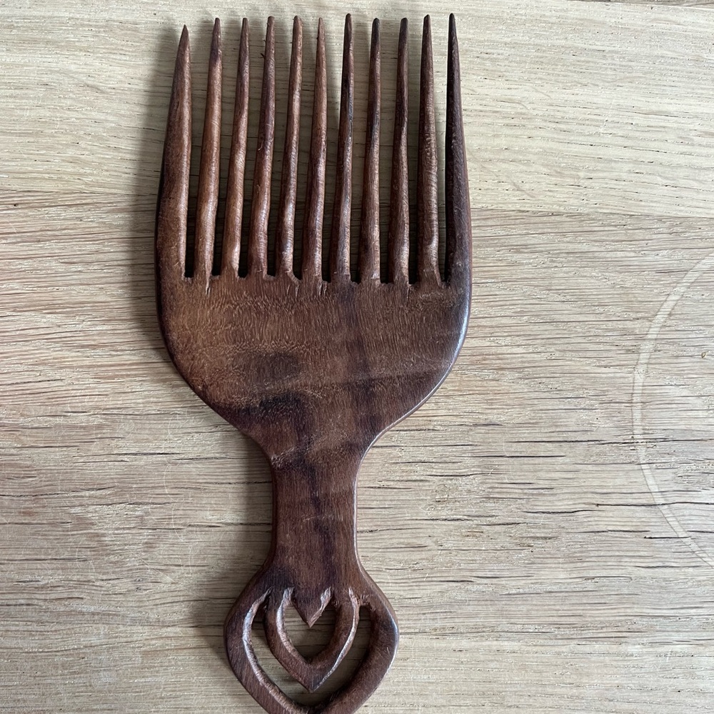 Hand-carved comb